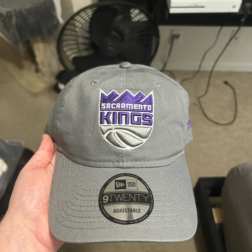 Sacramento Kings Gray Adjustable Cap